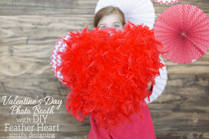 DIY Feather Heart