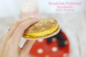 Egg and Bacon Flatbread Breakfast Sandwich Jimmy Dean Delights Breakfast Sandwich 3 Sweet Treats