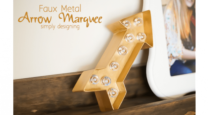 Faux Metal Arrow Marquee Featured Image | Faux Metal Arrow Marquee | 10 | Prepare for New Carpet