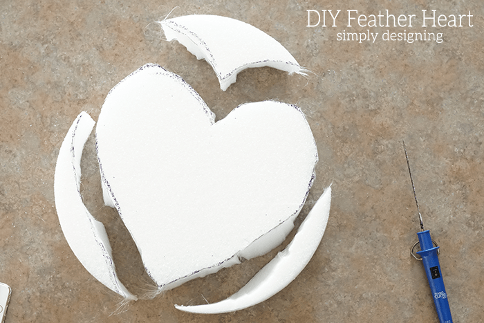 Heart Shape Styrofoam