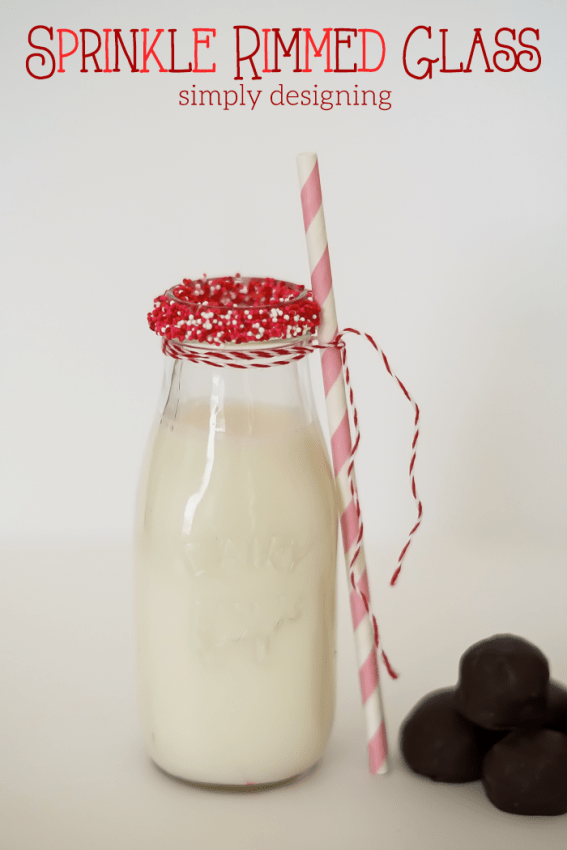 How to Add Sprinkles to a Glass