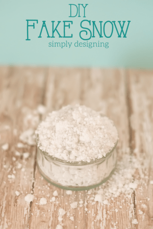 DIY Fake Snow | Simply Designing with Ashley
