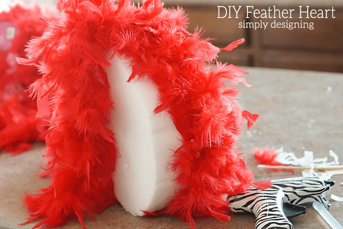 Make a DIY Feather Heart Photo Prop