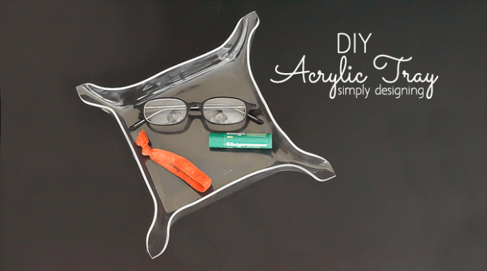 Plexiglass Catchall Featured Image | DIY Acrylic Tray | 8 | Install New Tile Counter Tops