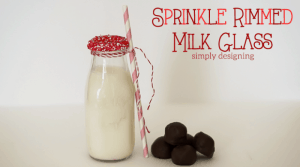 Sprinkled Rimmed Glass Featured Image Sprinkle Rimmed Glass 4 heart shaped hot cocoa on a stick