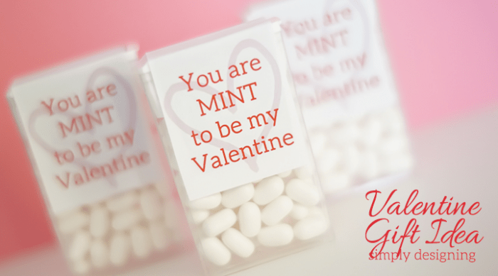 Valentine Gift Idea Featured Image You are MINT to be my Valentine Printable 4 Homemade Bath Bombs