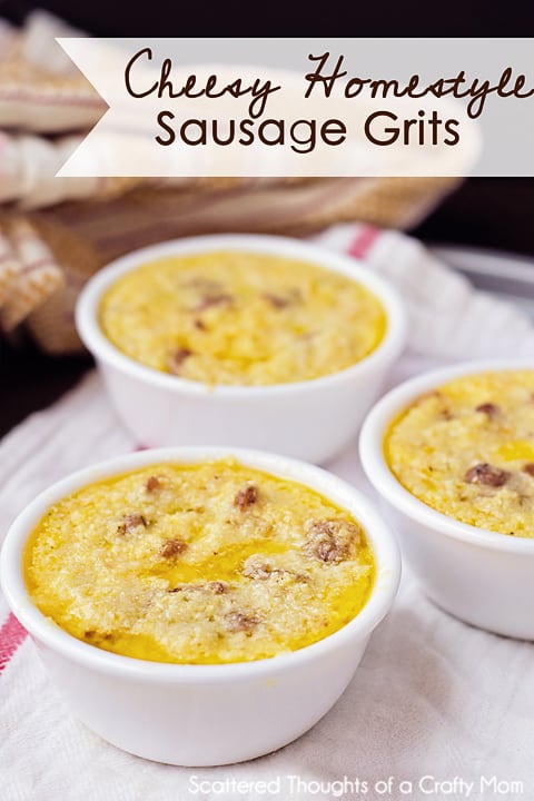 Cheesy Sausage Grits