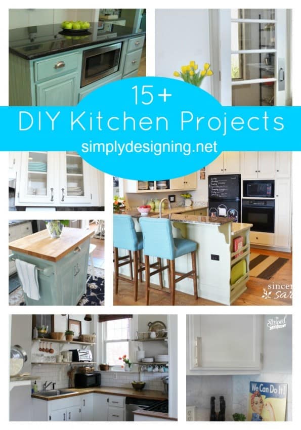 15 DIY Kitchen Projects Collage