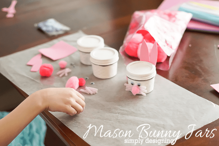 Assemble Mason Bunny Jars
