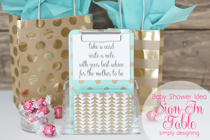 Baby Shower Idea - Advice for Mom