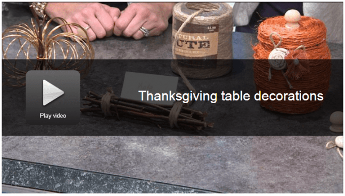 Decorate for Thanksgiving without a lot of time of effort!  These ideas are easy and doable and perfect to add a touch of fall to your Thanksgiving table!