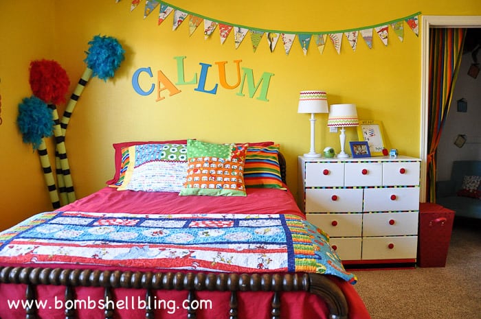 Dr. Seuss Inspired Bedroom