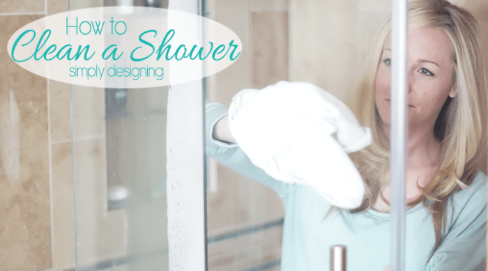 How to Clean a Shower Easily Featured Image How to Clean a Shower 13 DIY Floating Shelves