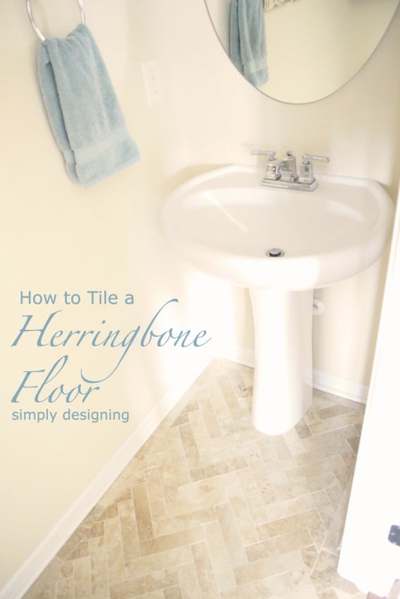 How to Tile a Herringbone Floor