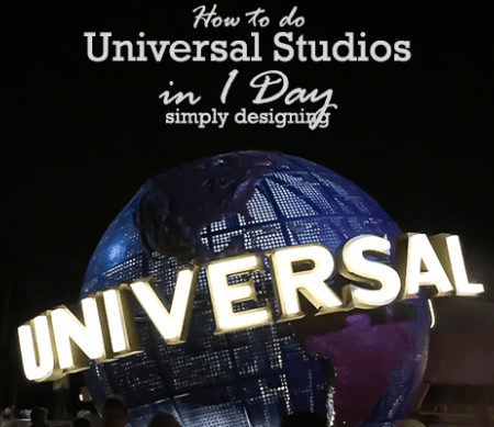 How to do Universal Studios in 1 Day