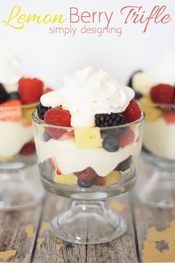 Lemon Berry Trifle - one of my favorite desserts