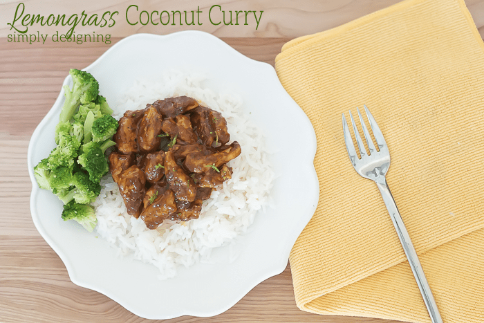 Lemongrass Coconut Chicken Curry