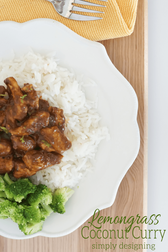 Lemongrass Coconut Curry with Chicken