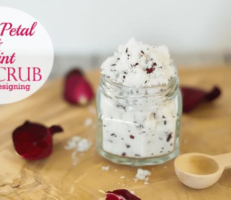 Rose Petal and Mint Lip Scrub - featured image