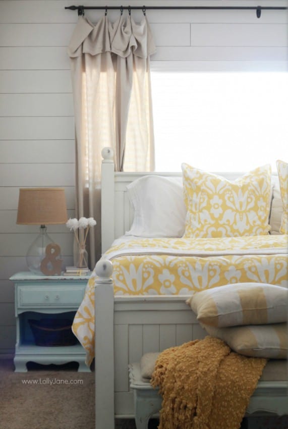 Yellow Master Bedroom