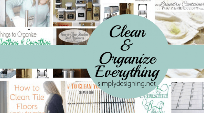 Clean and Organize Everything