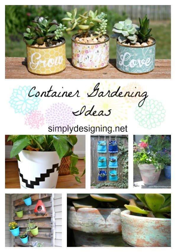 Container Gardening Collage