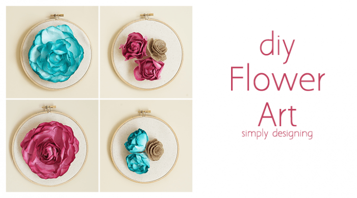 DIY Flower Wall Art