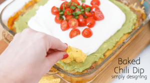 Delicious 7 Layer Baked Chili Dip featured image The Best Ever Baked Chili Dip 3 Graduation Pushup Pops
