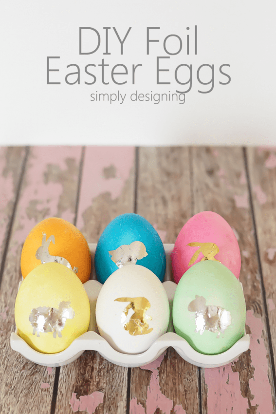 Easter Egg Foil Art Tutorial - Cook Clean Craft