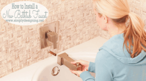 How to Install New Bathtub Fixtures Featured Image Master Bathroom Remodel: Part 10 { How to Install a Bathtub Faucet } 5 Quickly Paint a Room