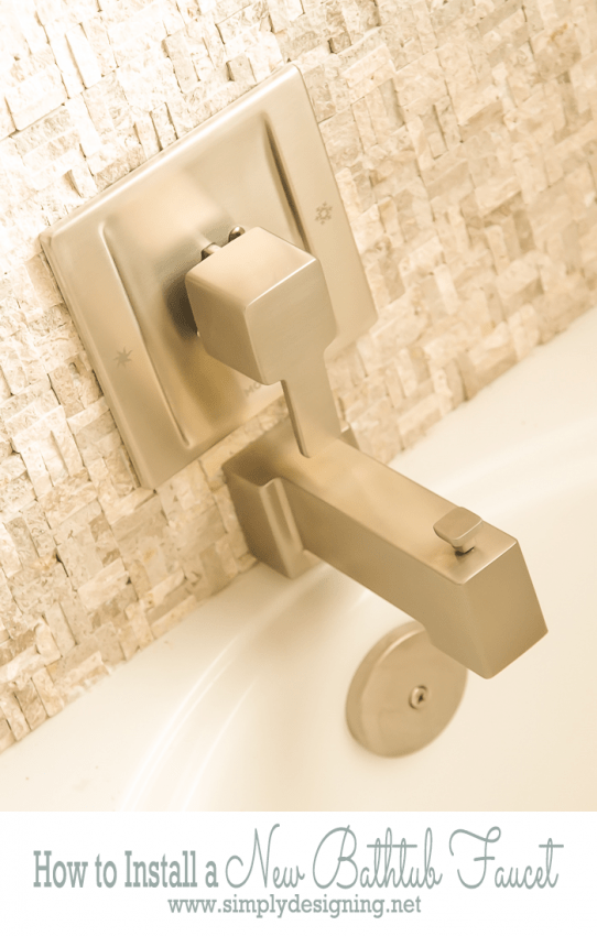How to Install a New Bathtub Faucet