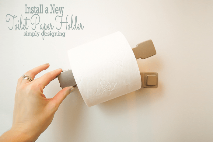 How to Install a New Toilet Paper Holder