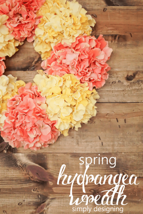How to Make a Spring Hydrangea Wreath