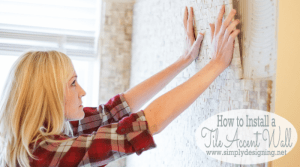 Install a Tile Accent Wall Featured Image Master Bathroom Remodel: Part 9 { How to Install a Tile Accent Wall } 3 Install a Vessel Faucet