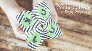 St Patricks Day Cootie Catcher St Patricks Day Cootie Catcher 3 Have Courage and Be Kind
