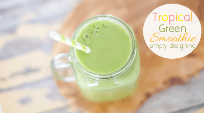 Tropical Green Smoothie featured image | Tropical Green Smoothie | 3 | caramel hot cocoa bombs