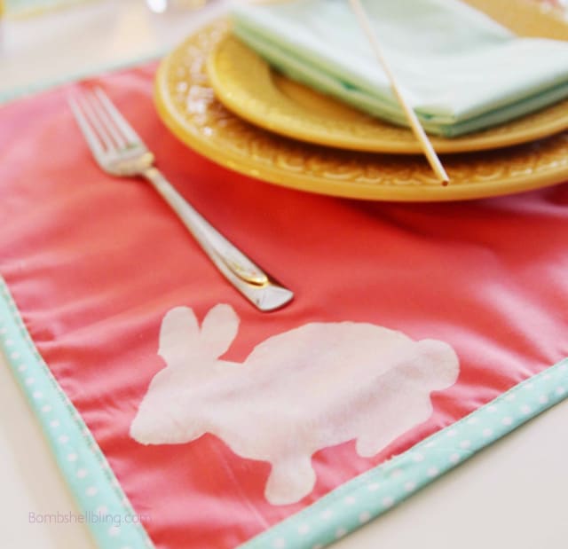bunny placemats
