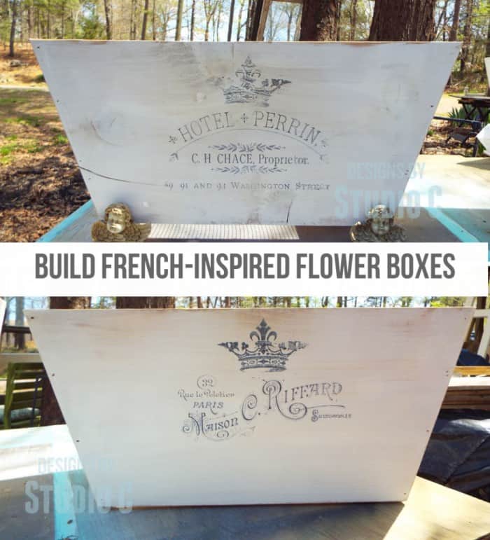 diy french flower boxes
