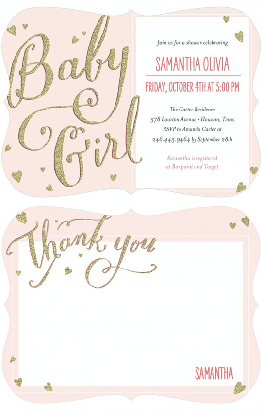 Baby Shower Invitations and Thank you Cards