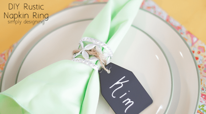 DIY Rustic Napkin Ring