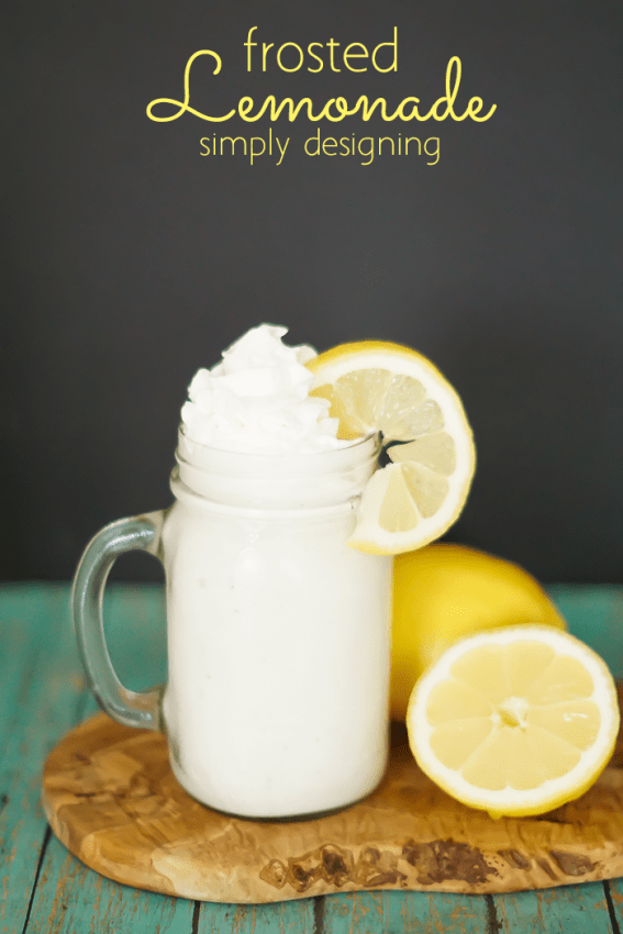 Frosted Lemonade - this is absolutely to-die-for delicious