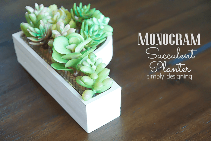 Monogram Planter