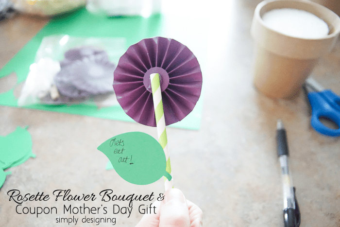 Mothers Day Rosette Flowers with Coupons
