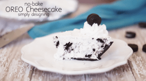 No Bake Oreo Cheesecake Featured Image No-Bake Oreo Cheesecake 2 Graduation Pushup Pops
