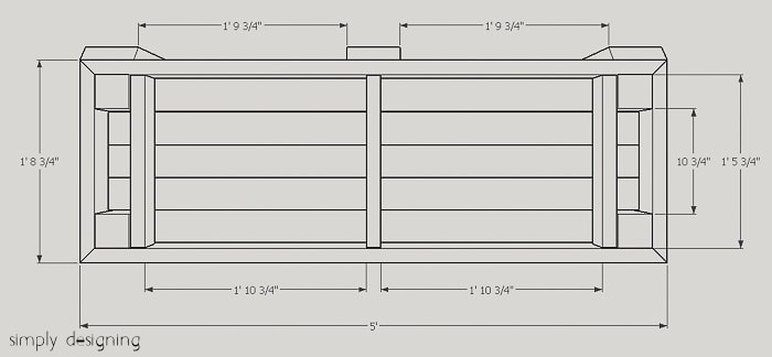 Porch Swing Plans and measurements to build a porch swing