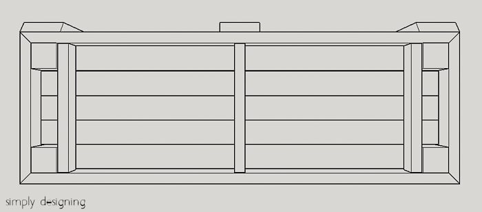 Porch Swing Plans and measurements to build a porch swing