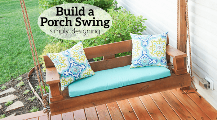 How to Build a Porch Swing Featured Image