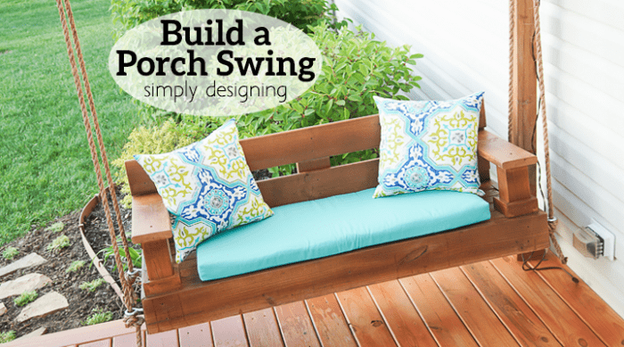 How to Build a Porch Swing Featured Image | Build a Porch Swing | 4 | summer dinner party idea