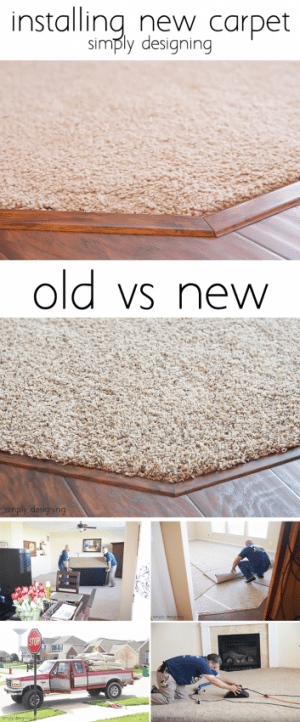 Installing New Carpet | Simply Designing with Ashley