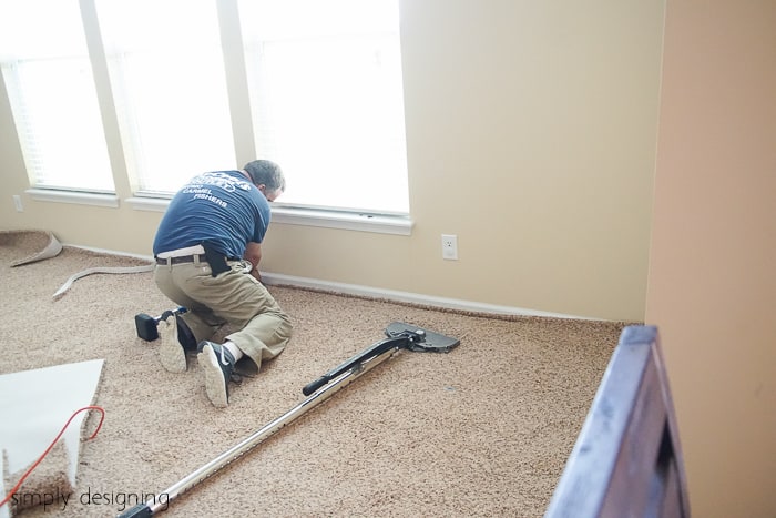 Installing New Carpet